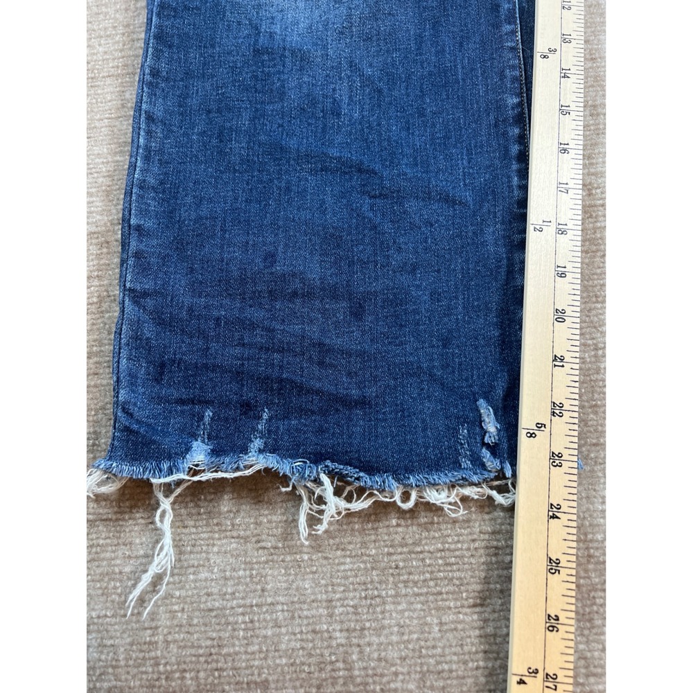 Judy Blue Los Angeles Wide Leg Distressed Jeans 20W Dark Wash JB82593DK-PL - Picture 12 of 13